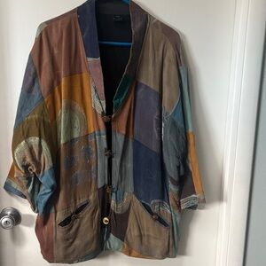 Multicolor Patchwork Vintage Jacket